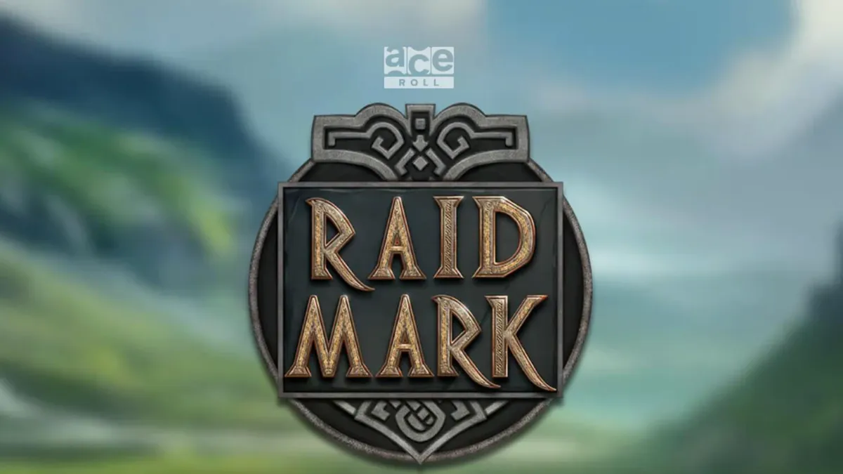 Tampilan visual slot Raidmark dengan tema Viking yang intens